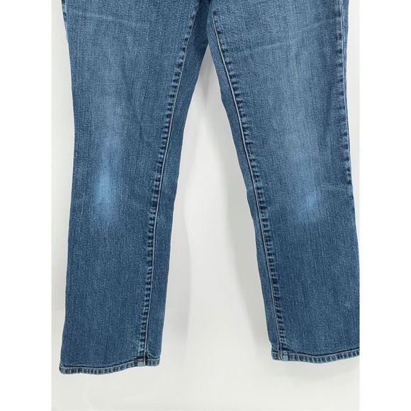 Lauren Ralph Lauren Jeans Women's Size 2 Mid Rise Straight‎ Leg Blue - Picture 4 of 13